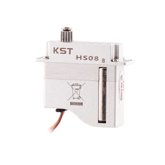 Heiße Verkäufe KST HS08B 6.0Kgf.cm 0,09 Sek. HV Digital Metal Gear RC Modell Corel ess Motor für RC Glider Wing